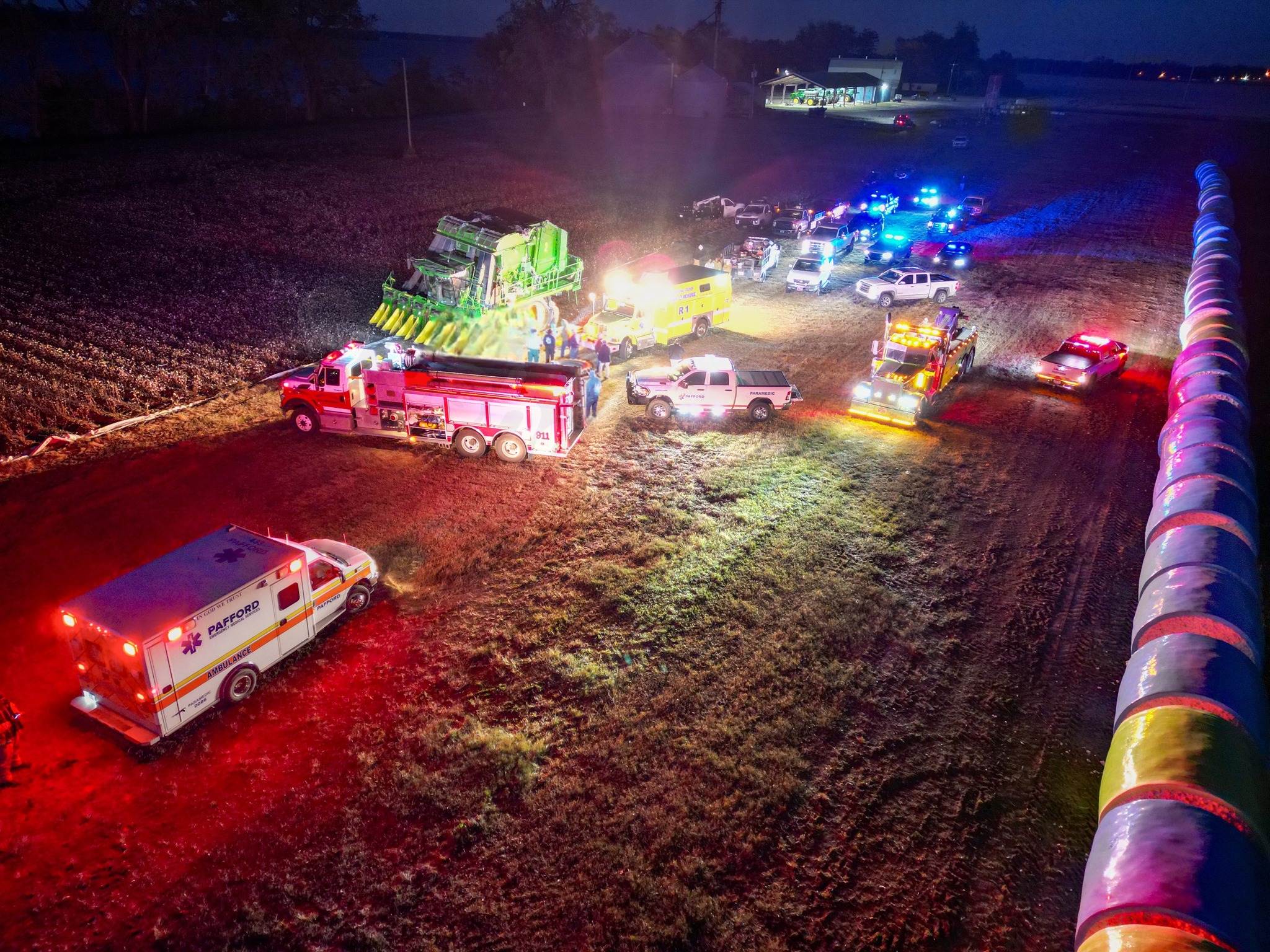 Fatal farm equipment accident in Mississippi