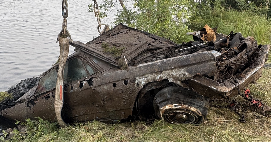 Medical examiner says man died in car crash before his remains were submerged for decades