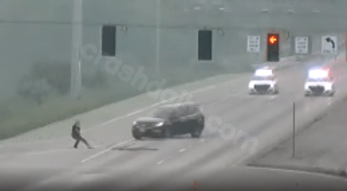 Jurors watch video of upset driver following deadly trooper collision