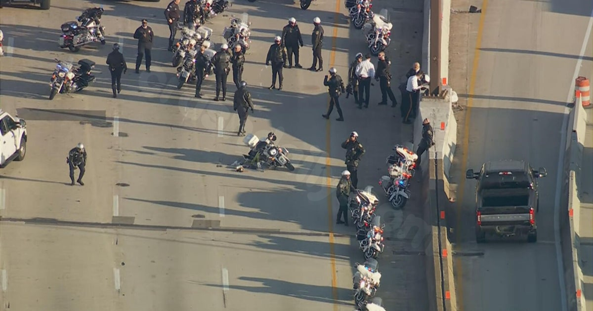 Police officer injured in motorcycle accident during charity event motorcade