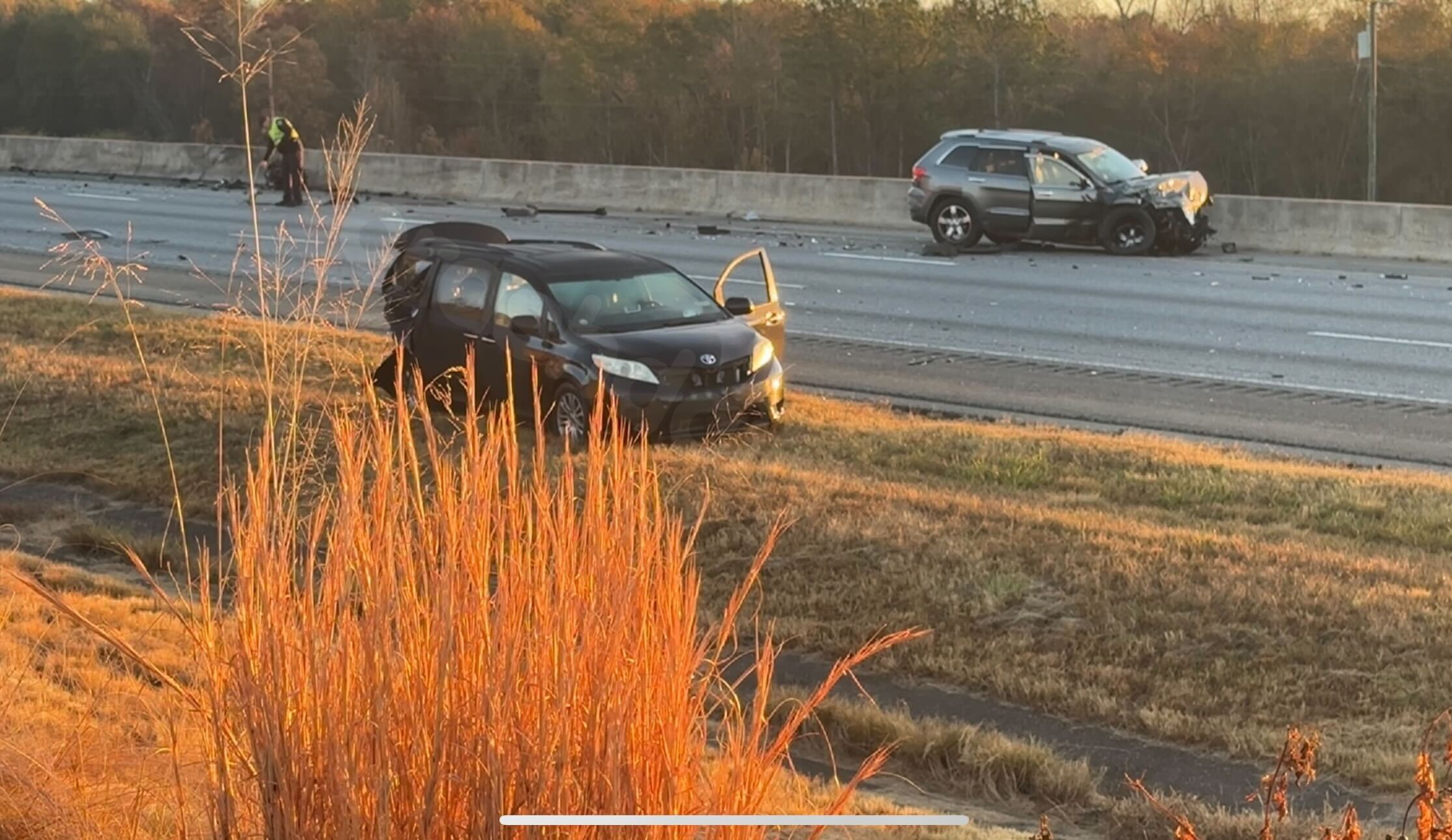 Fatal crash on Interstate 85 injures nine others