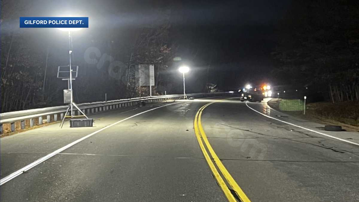 Identification of two individuals who died in Gilford collision.