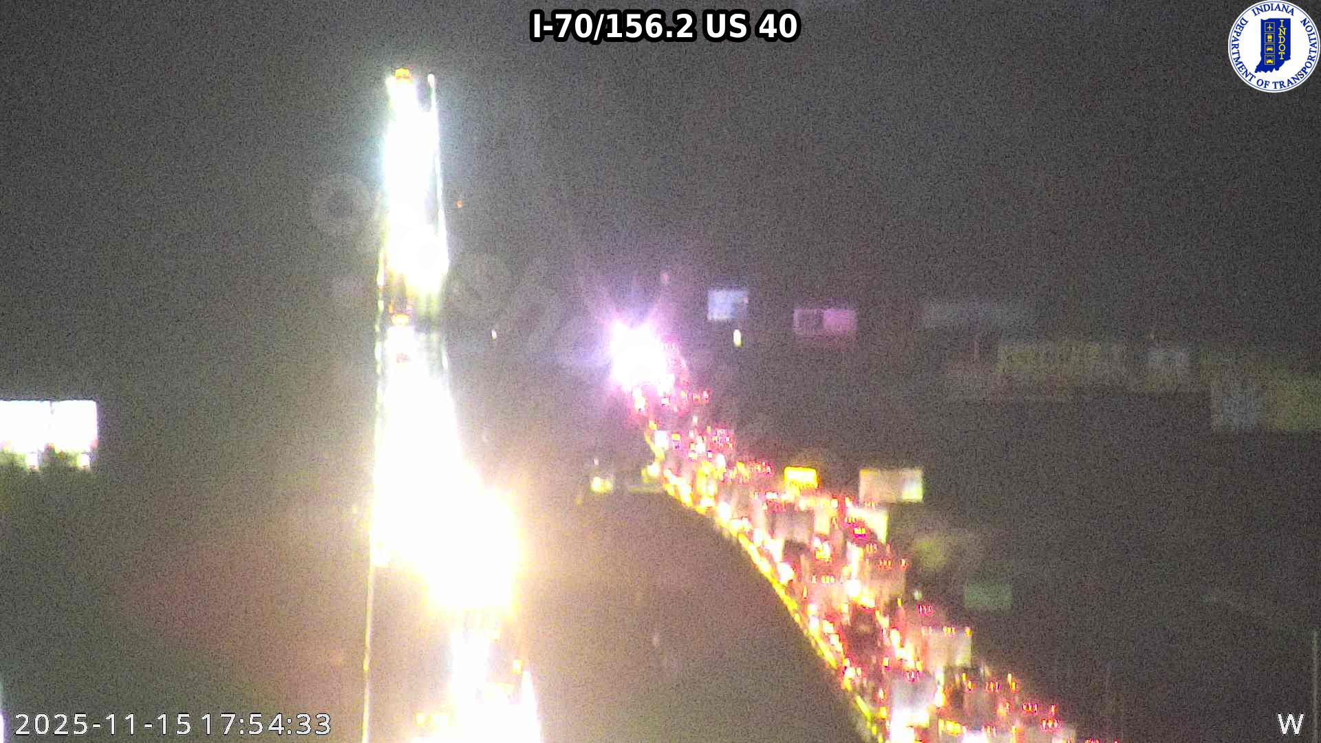 Interstate 70 westbound in Wayne County closed for hours due to semi truck accident.