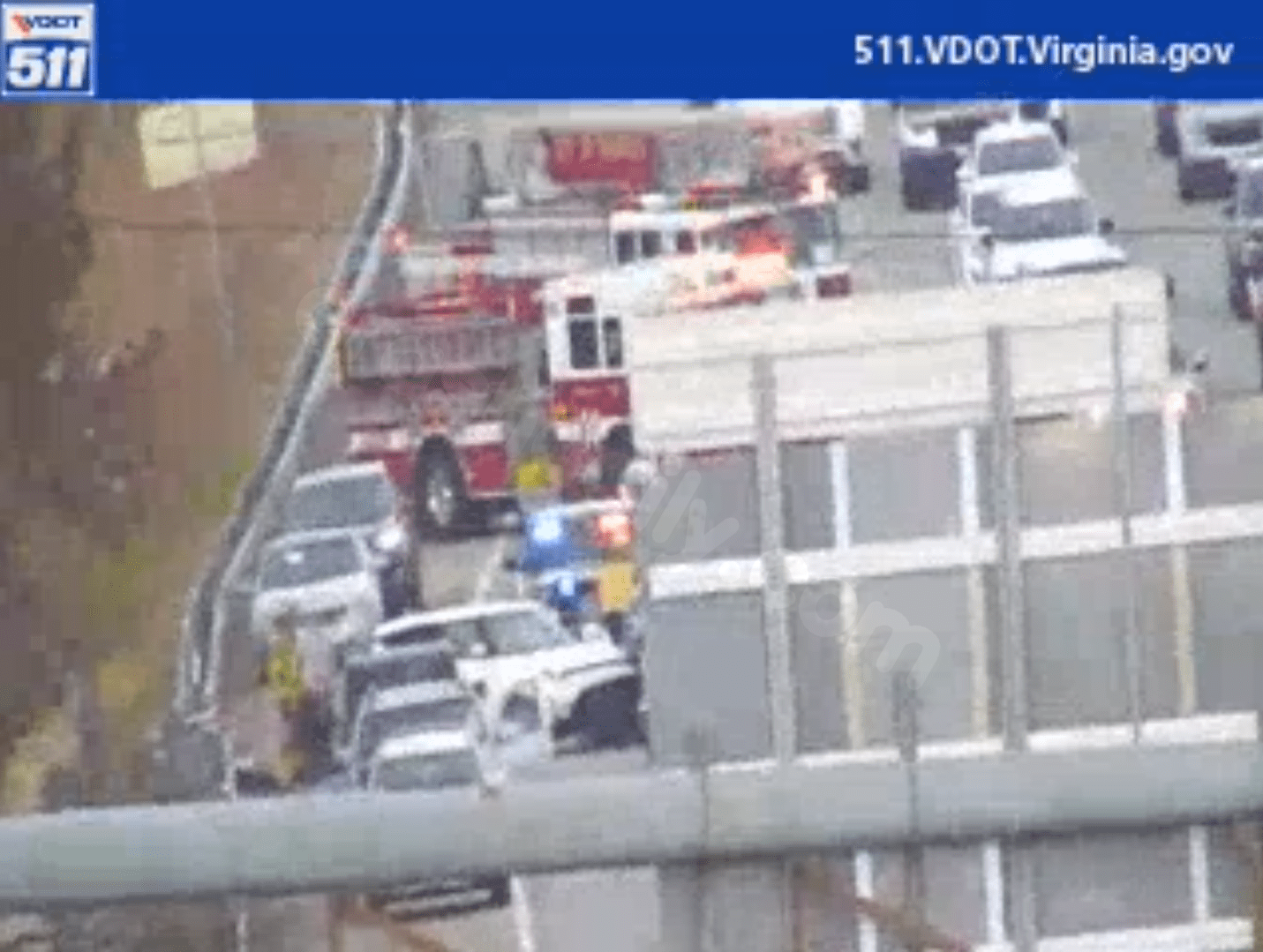 Major delays caused by multiple vehicle collision on I-264 heading east