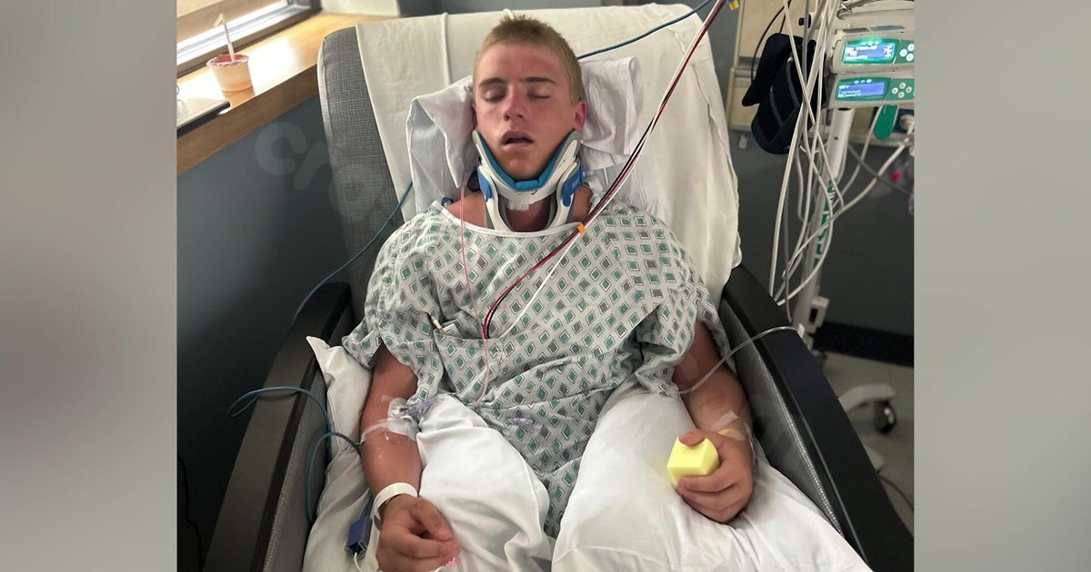 Hockey player from Long Island determined to return to the ice after a near-fatal accident