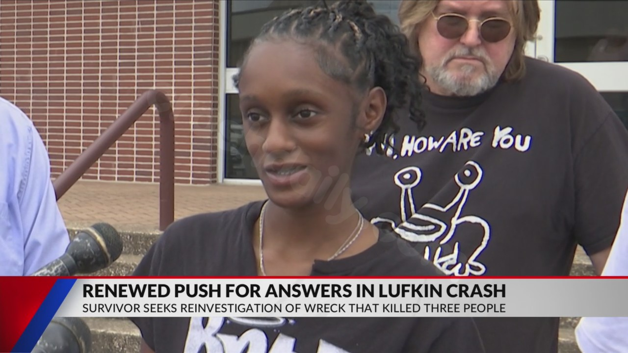 Lufkin survivor seeks investigation after car accident