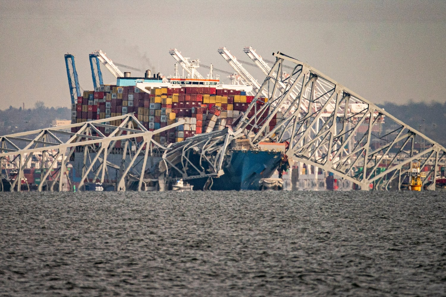 NTSB: Mispositioned wire label led to power loss on ship before Key Bridge collision