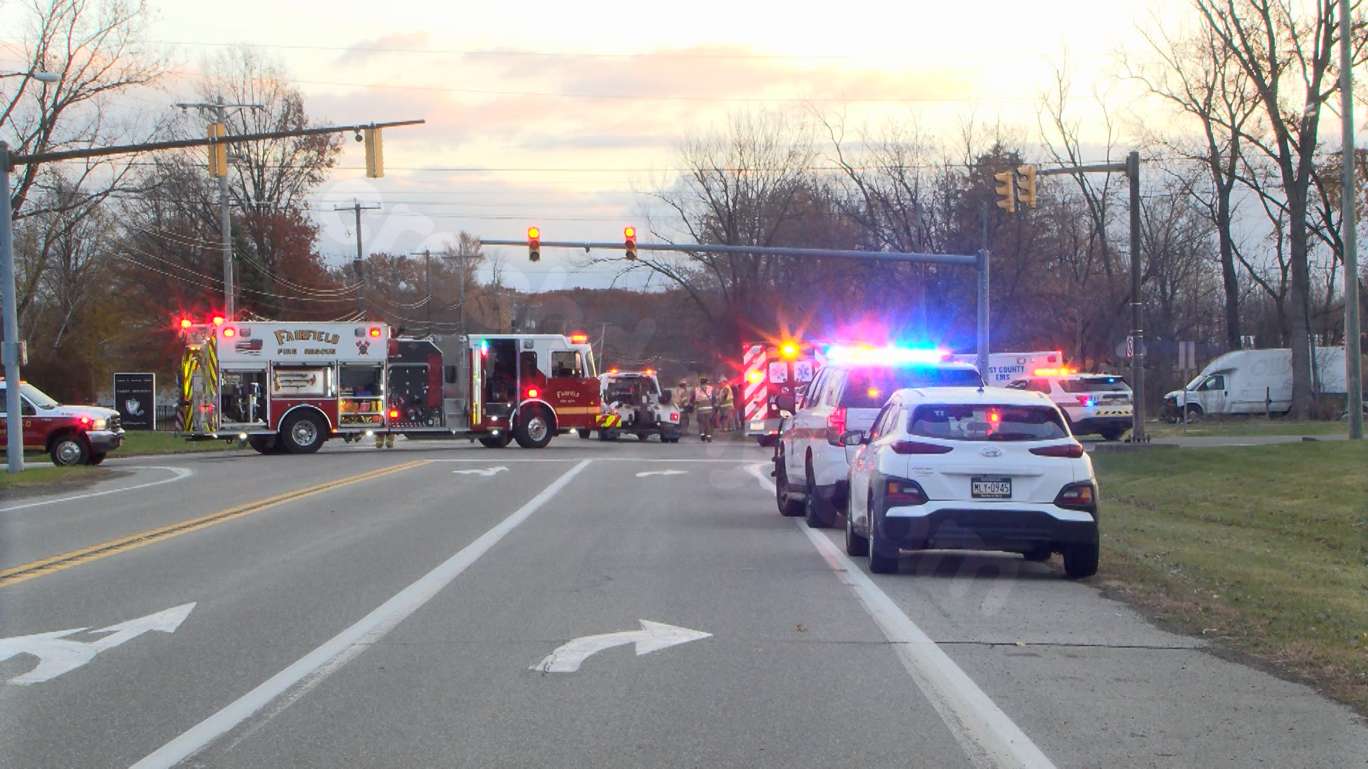 Traffic disrupted by car crash in Harborcreek