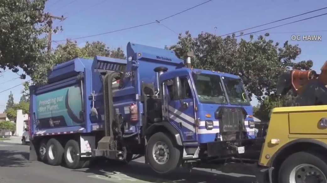 Woman beheaded in collision with garbage truck in Santa Ana