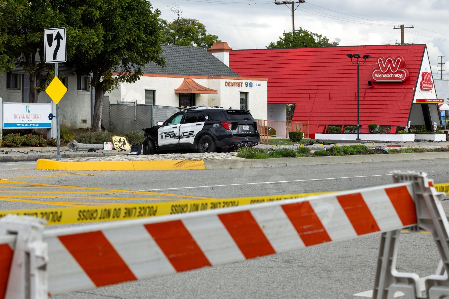 Driver arrested in fatal car chase that resulted in death of Alhambra police officer and passenger