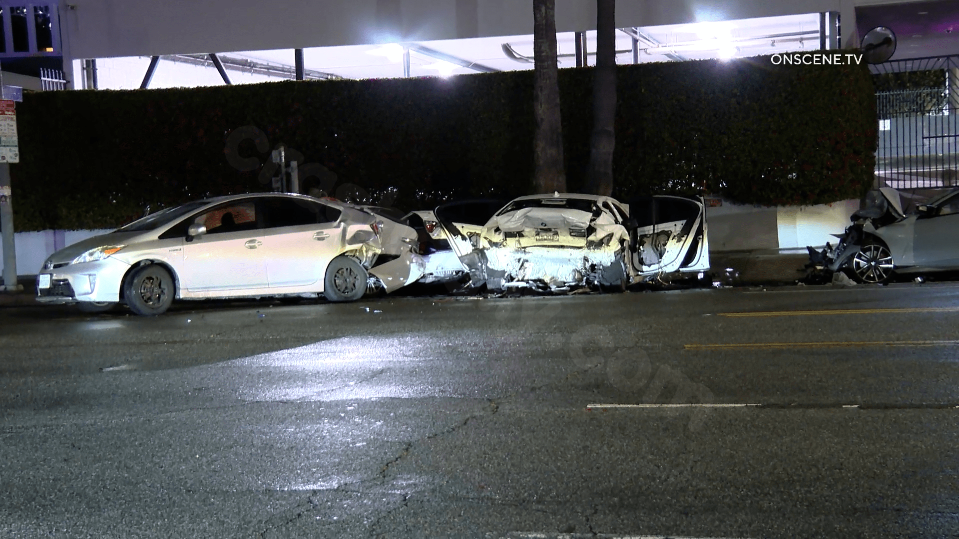 Fatal Multi-Vehicle Collision in Hollywood