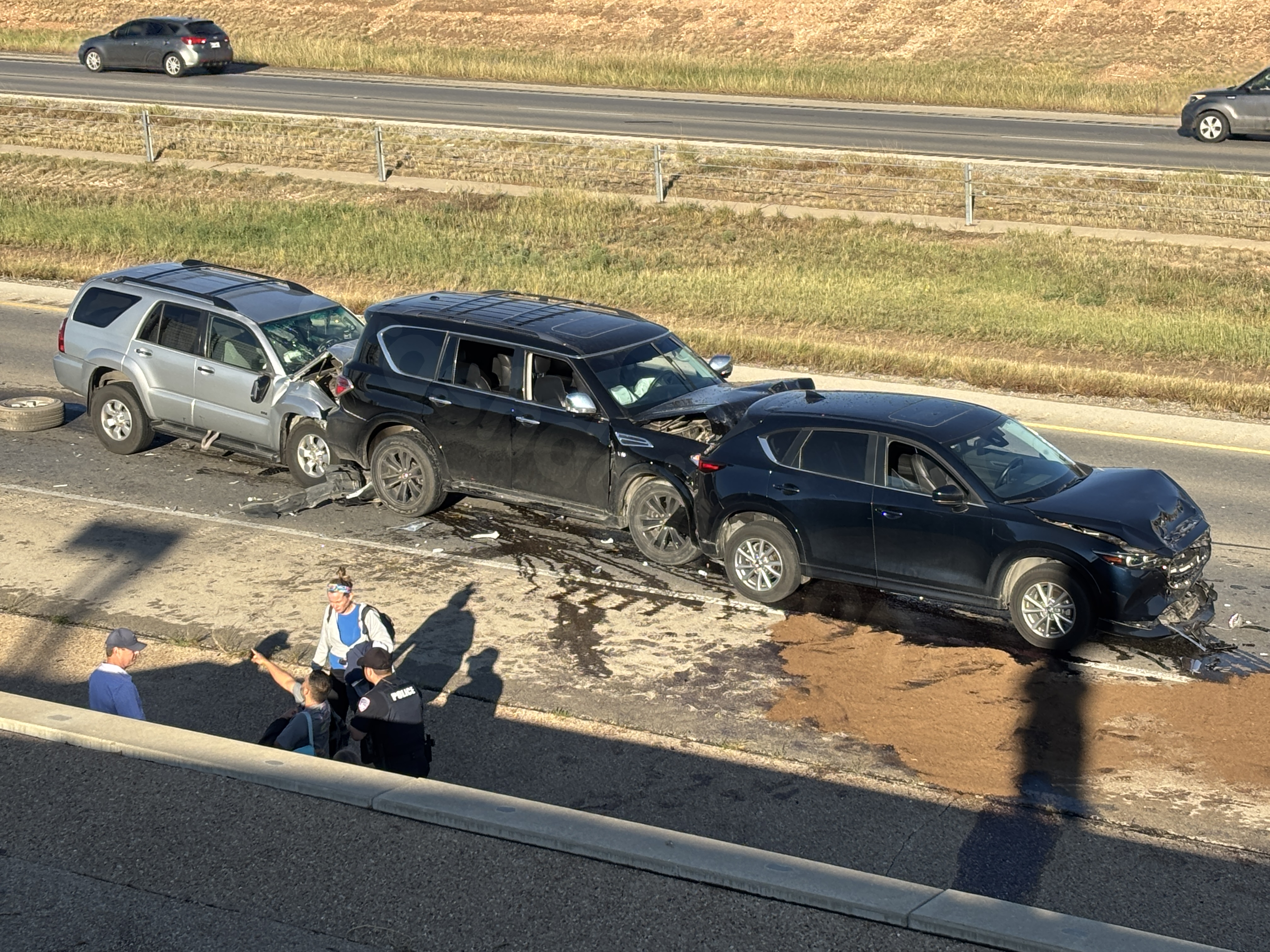 Warning: Multiple car accident causing delays in San Angelo
