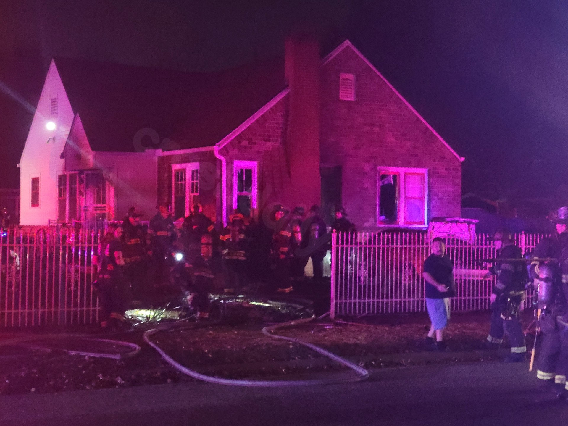 House fire sparked by car crash in northwest Wichita