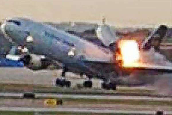 Photos reveal engine detaching from UPS cargo plane ahead of Louisville accident