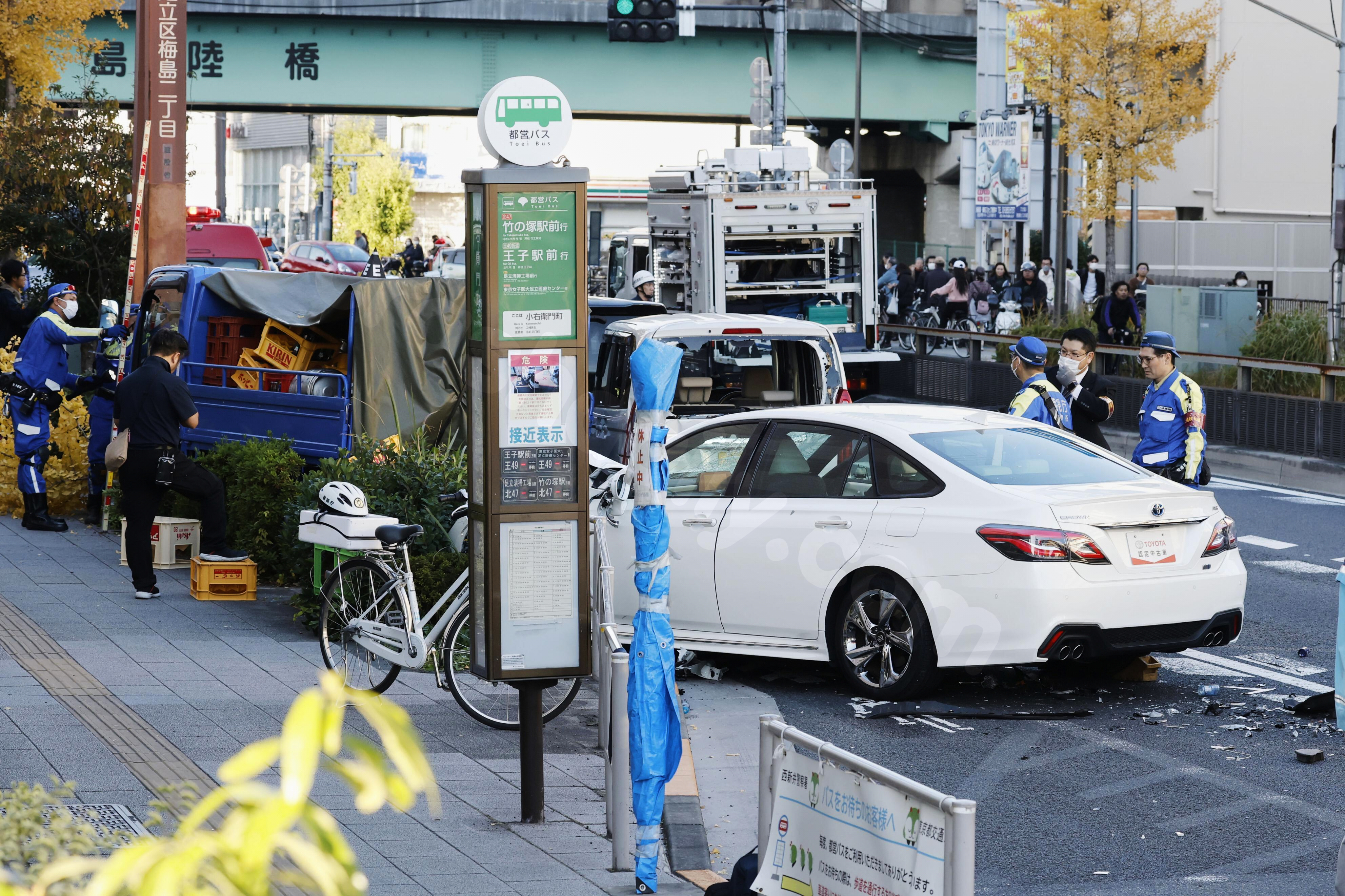 Tokyo man driving stolen car hits 12 people, leaving 1 dead - reports