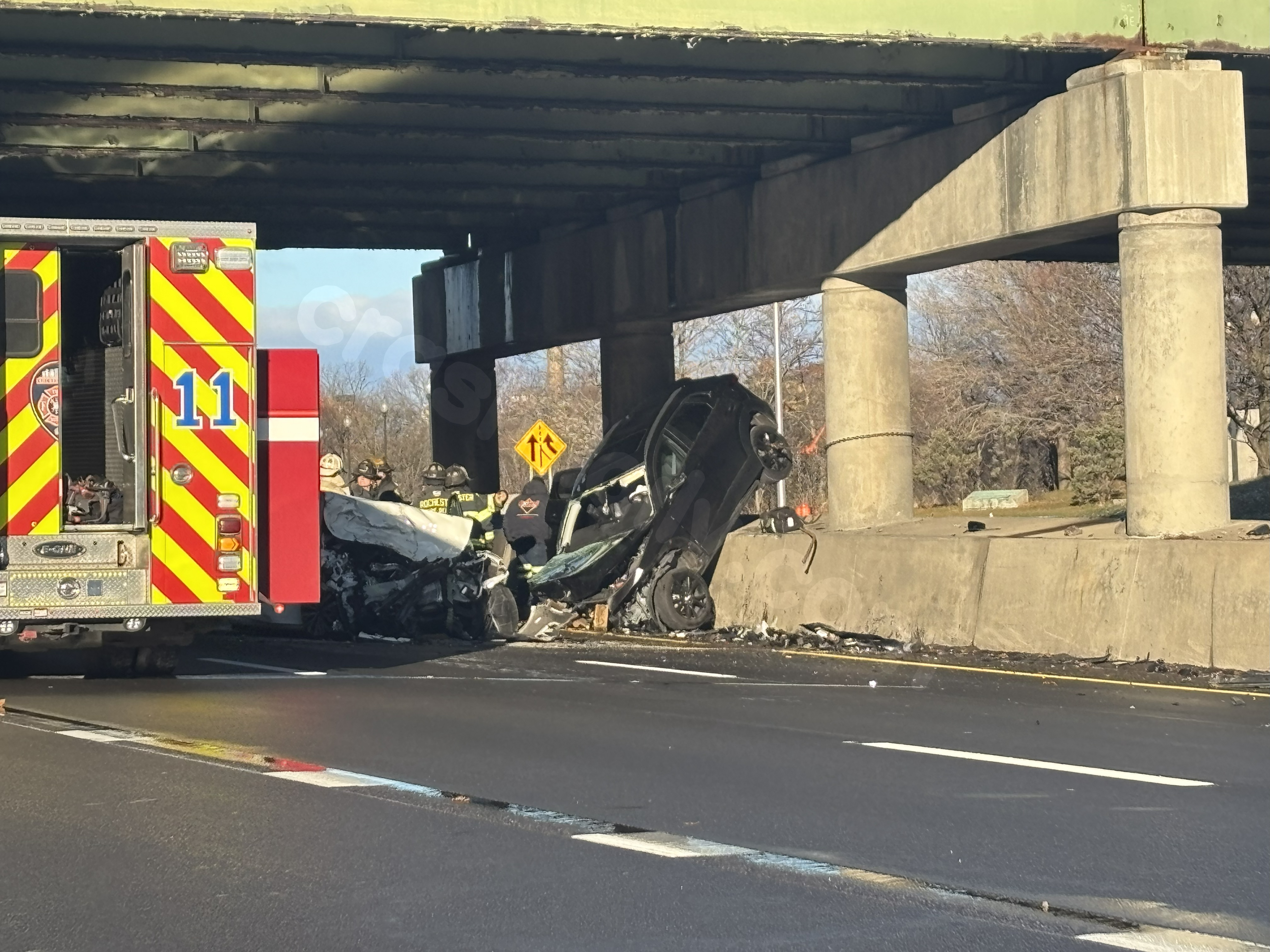 Deadly collision on Rt. 104 E near St. Paul bridge
