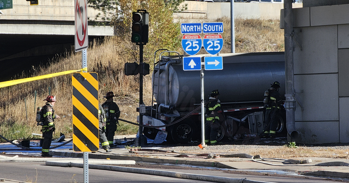 Denver Firefighters Responding to Fuel Tanker Spill Post Fatal Accident