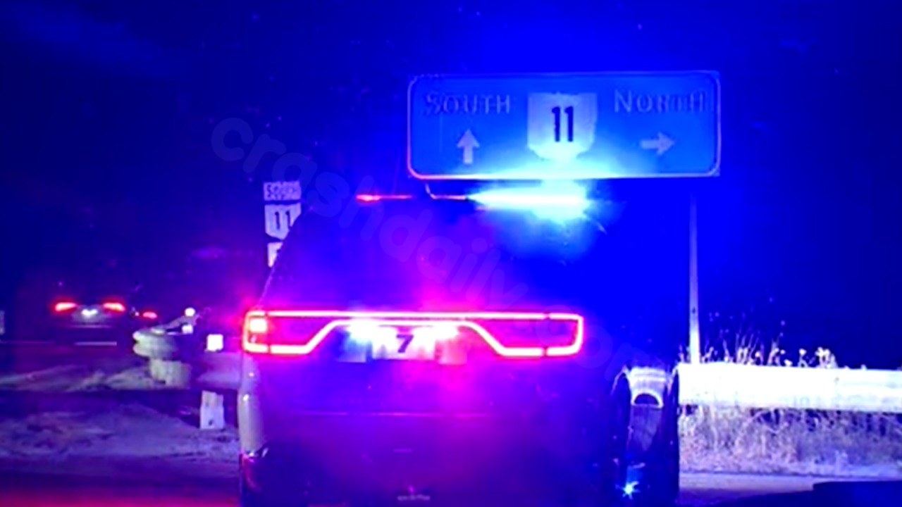 Traffic delayed on Route 11 due to multiple vehicle collision
