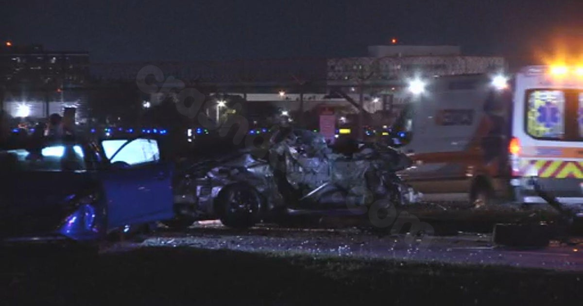 Fatal Crash Near Miami Airport: 1 Dead, 3 Hospitalized