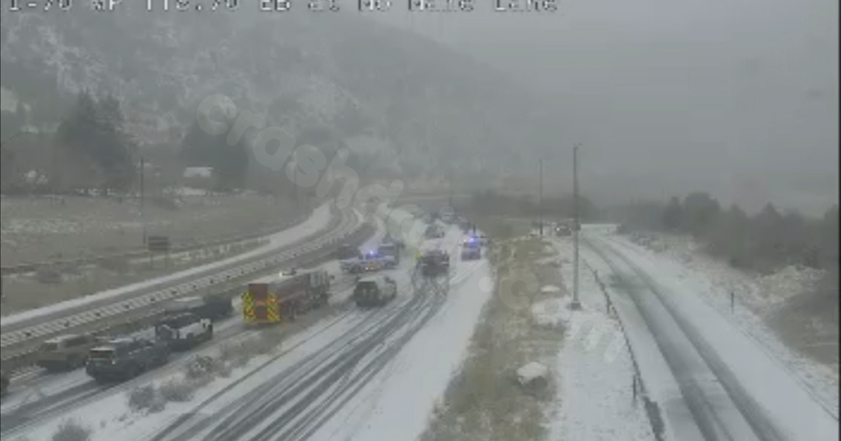 I-70 closure in western Colorado due to multi-vehicle accident