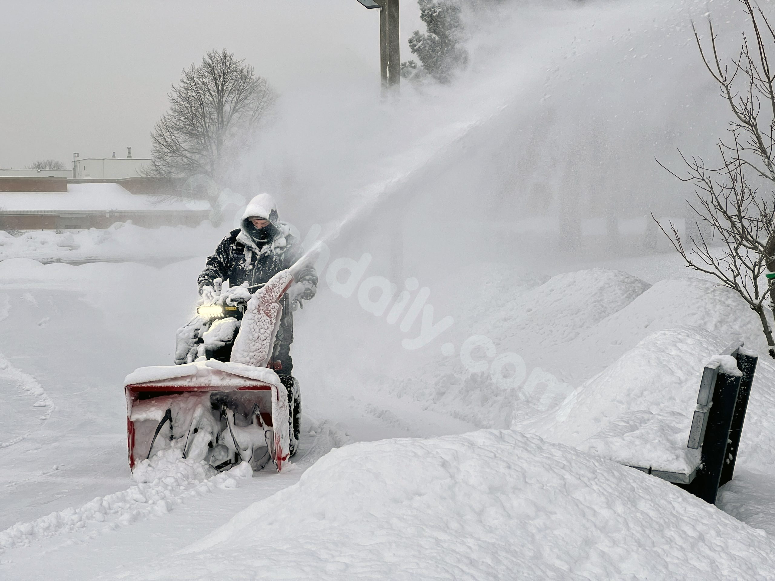 Man from Marengo hospitalized following snow blower incident; fire department advises caution