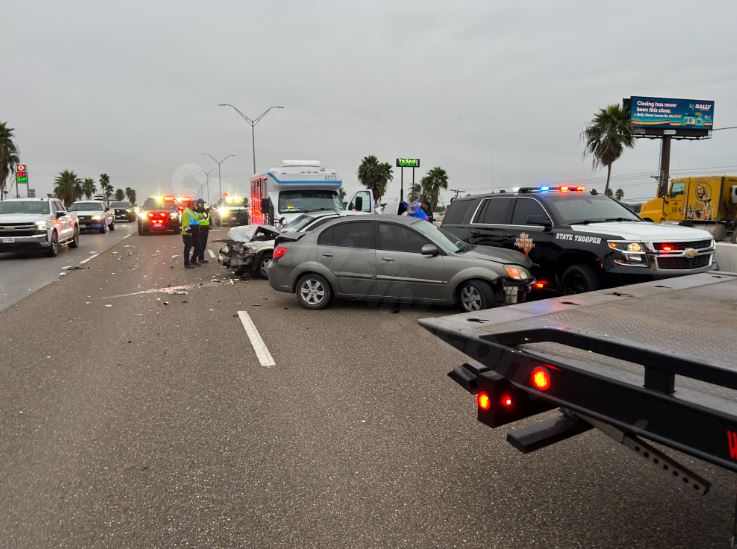 Four-vehicle collision in Donna results in no injuries