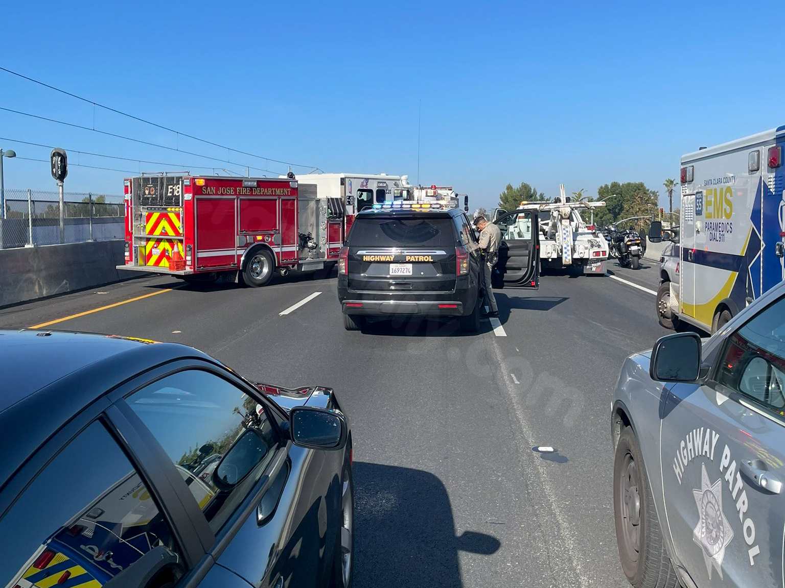 Fatal San Jose Highway 87 crash with 2 fatalities and 2 injuries