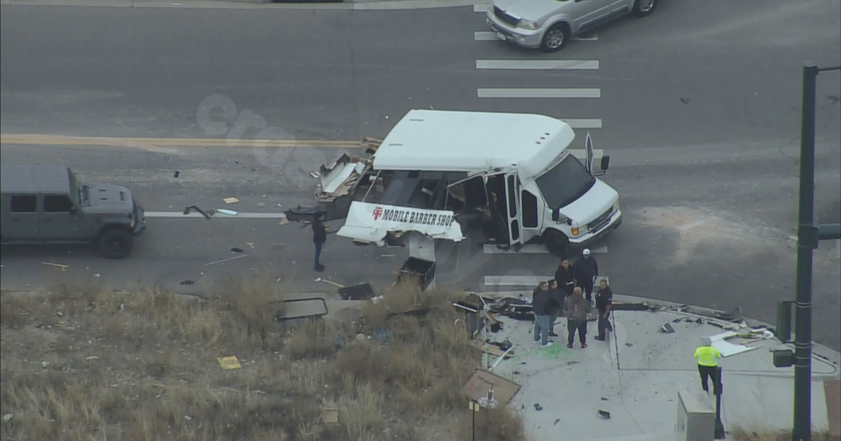 Denver collision involving mobile hair salon near Rocky Mountain Arsenal injures 3