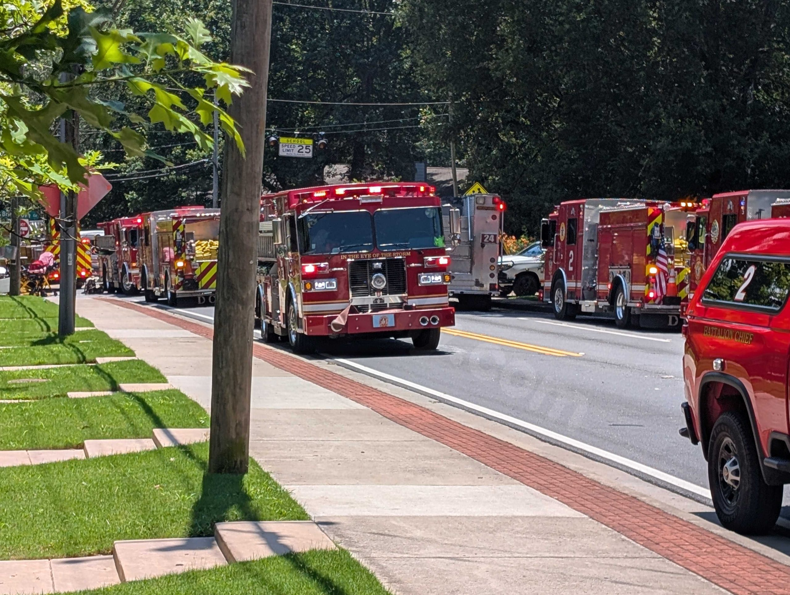 Three DeKalb County firefighters hurt in Thursday night car accident