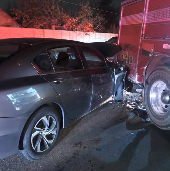 Driver under influence crashes Carmel FD truck while responding to incident