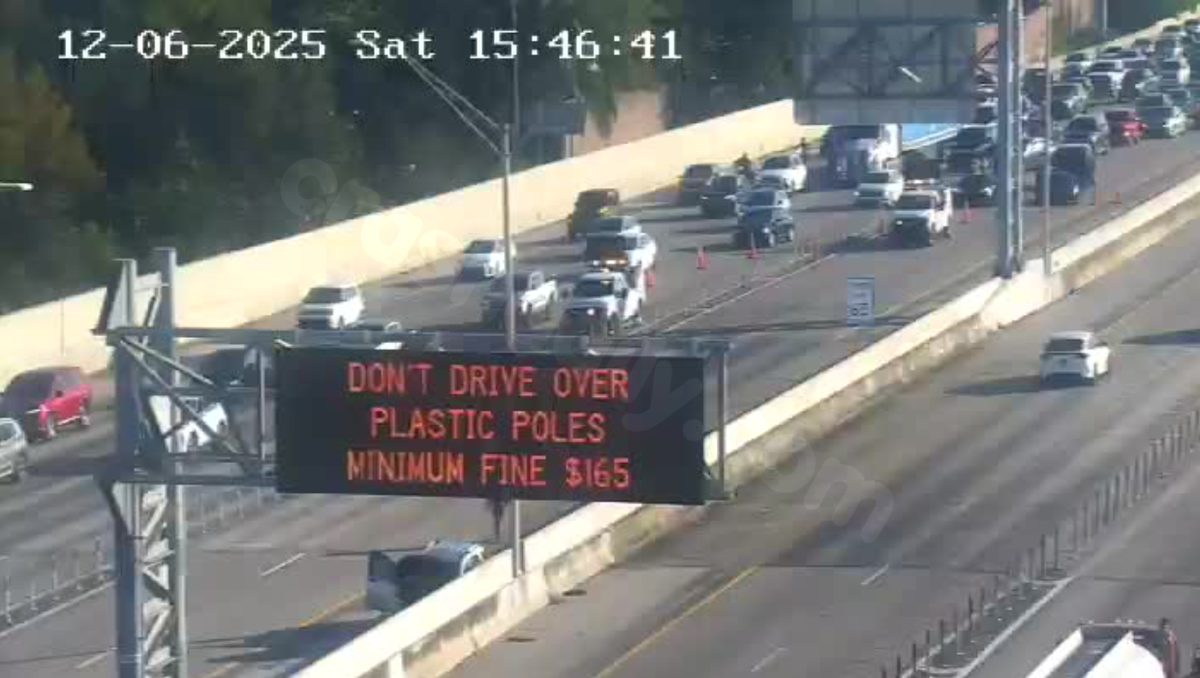 Closure of Northbound I-95 express lanes following fatal Boca Raton accident.