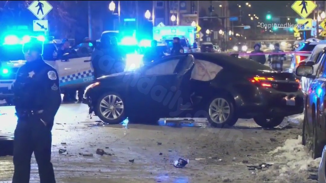 Fatal car crash in Logan Square results in woman's ejection from vehicle.