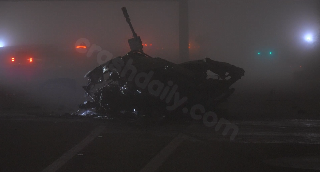 Fatal collision in fiery wreck in NW Houston