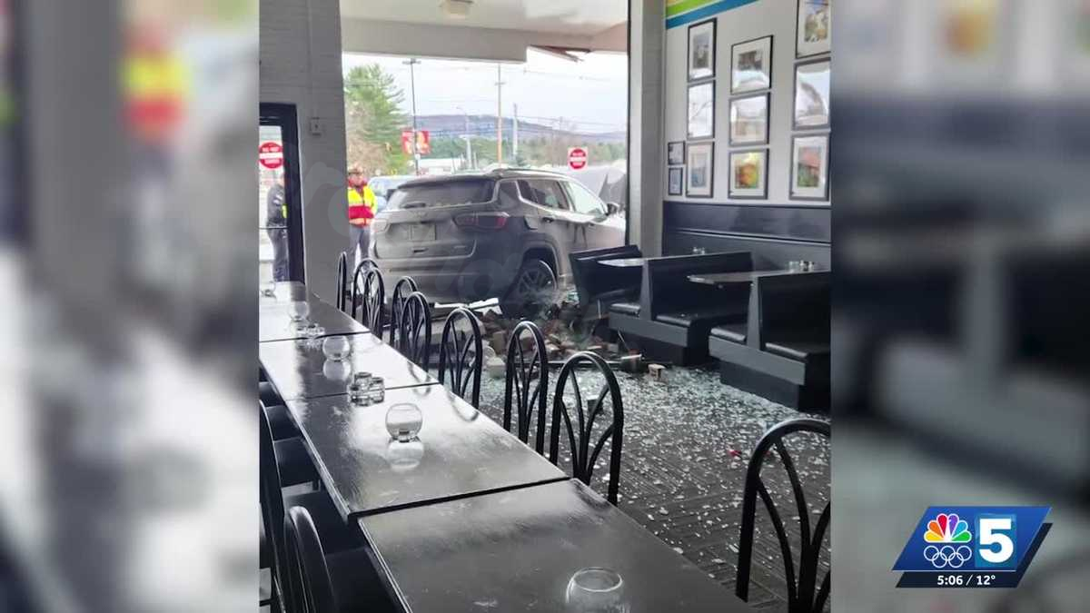Car crashes into Milton restaurant forcing closure.
