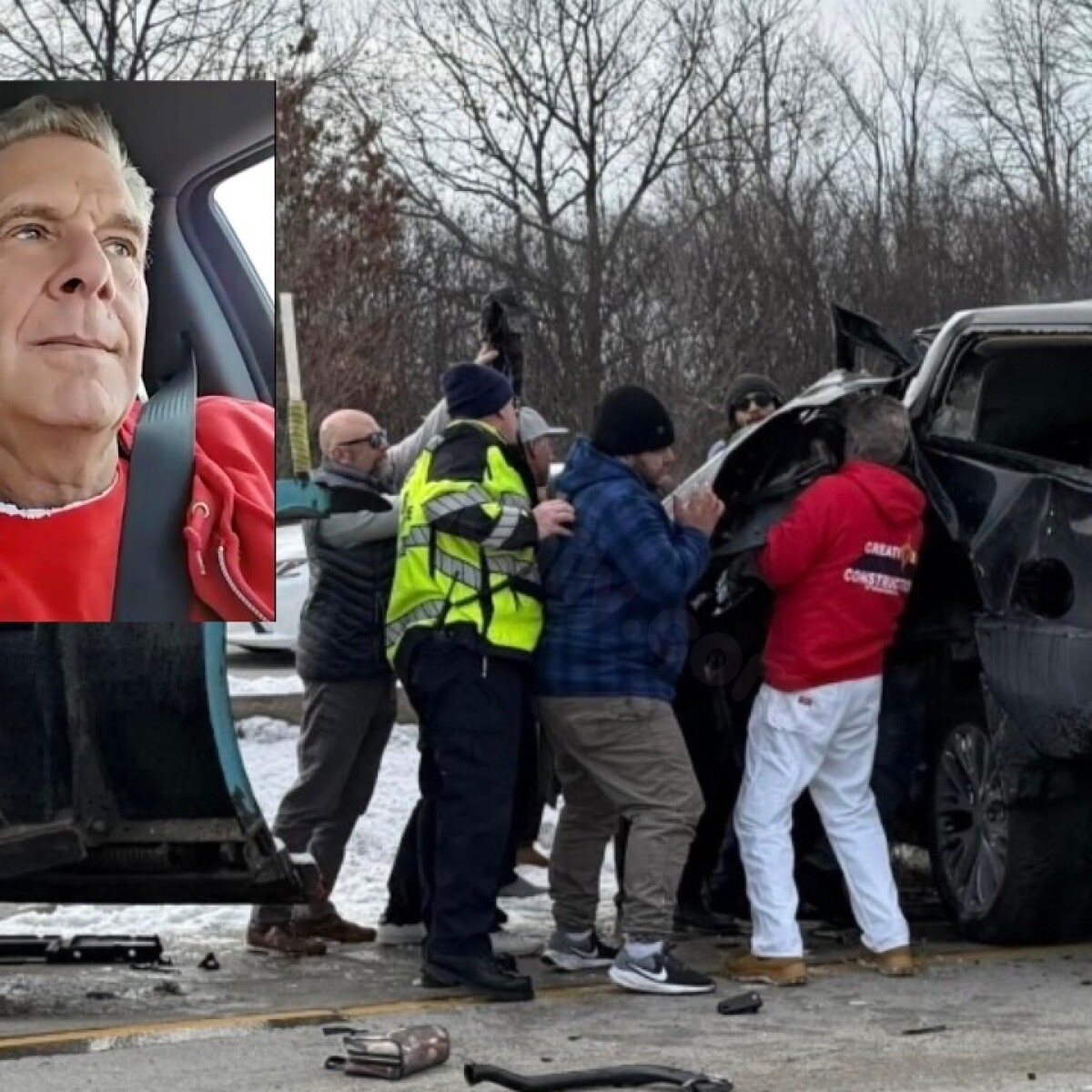 Driver trapped in I-94 snowplow crash saved by man but later dies