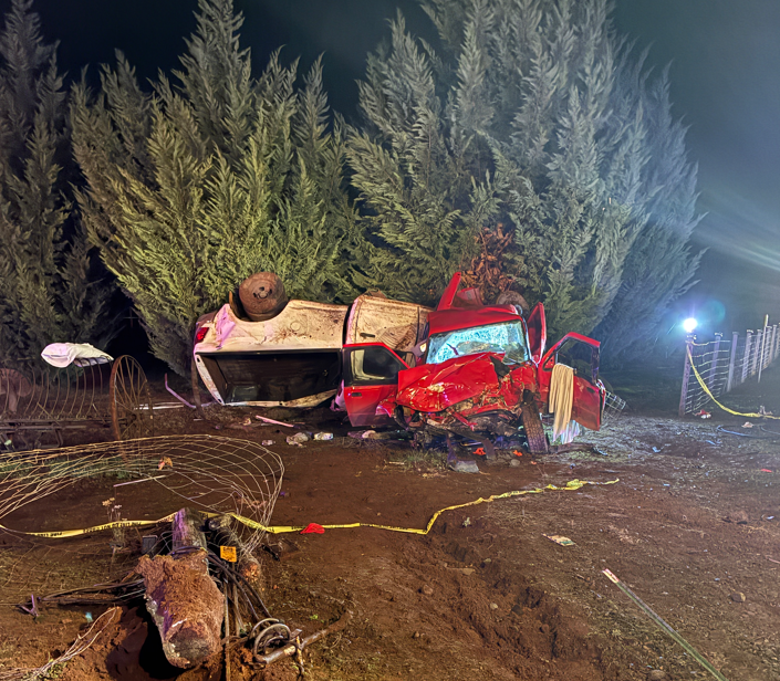 Fatal crash near Lebanon injures 3 teenagers
