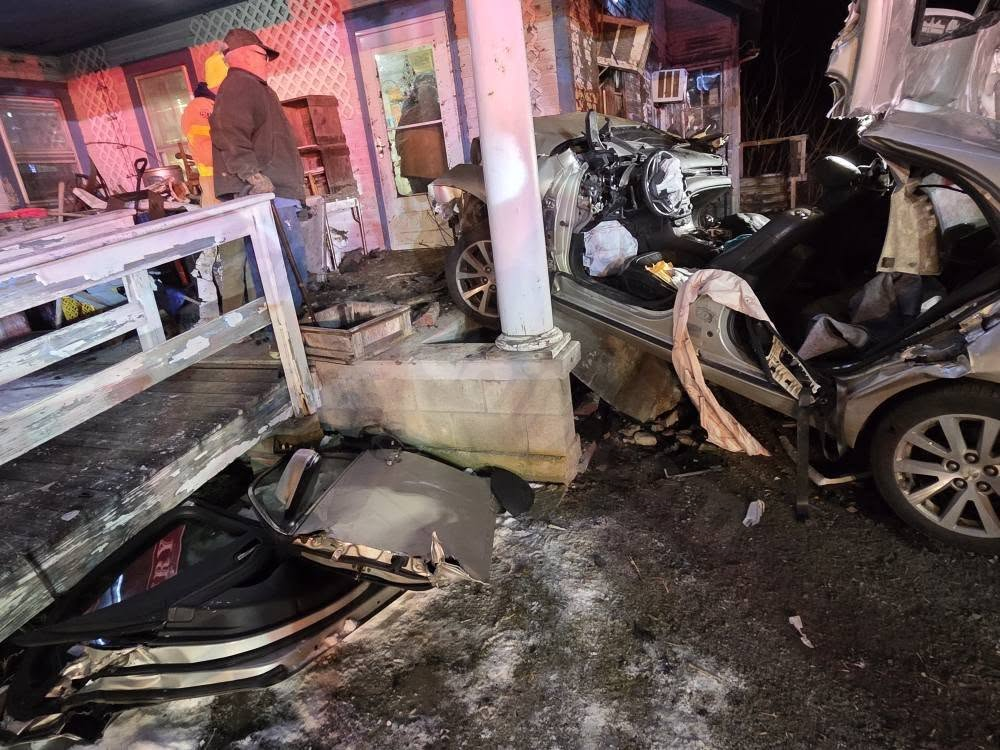 Vehicle collides with Hoosick restaurant, 1 person airlifted to hospital