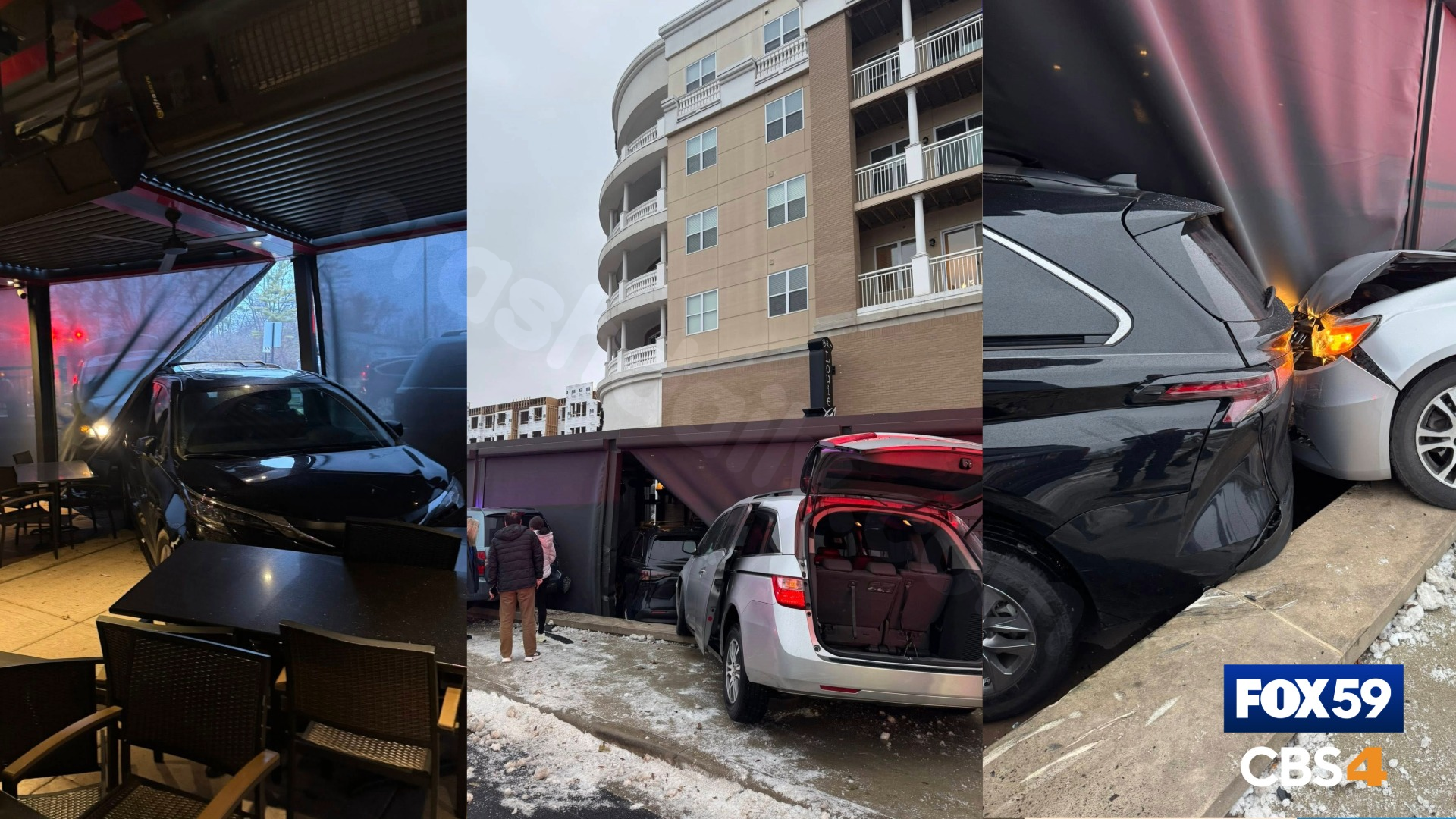 CFD: Several vehicles collide with Carmel bar
