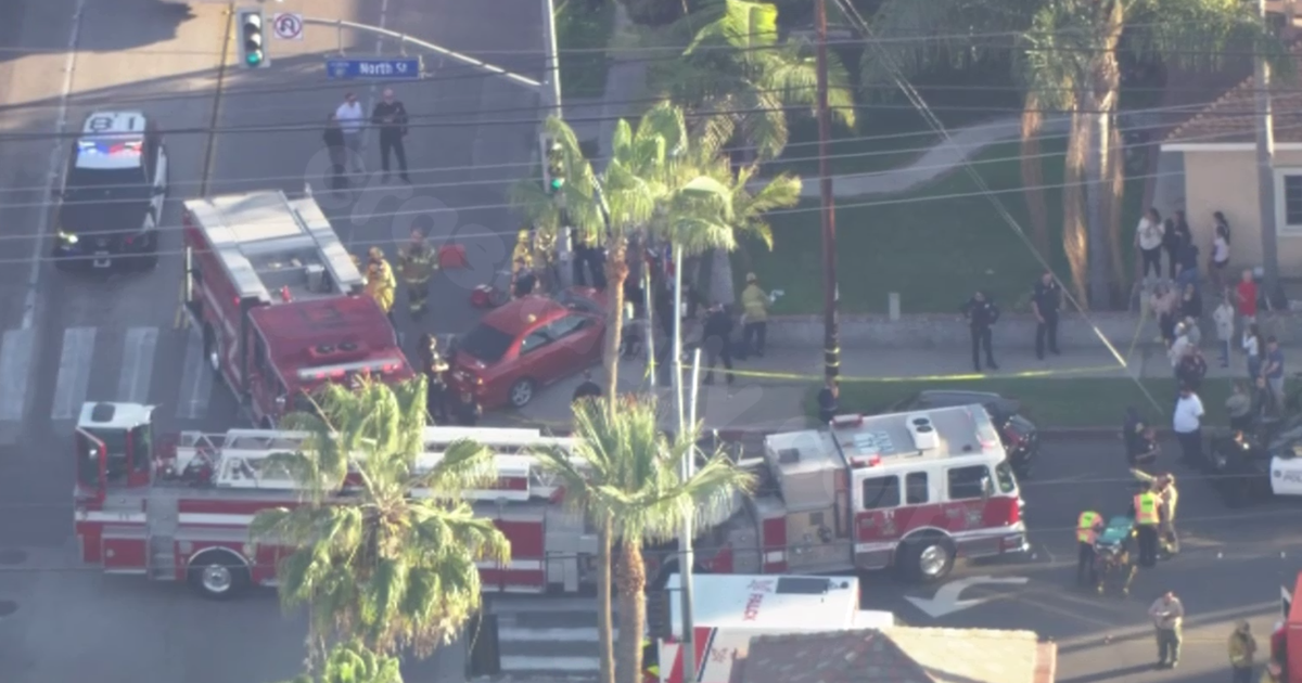 Teenagers from high school running team hurt as car veers off Anaheim sidewalk
