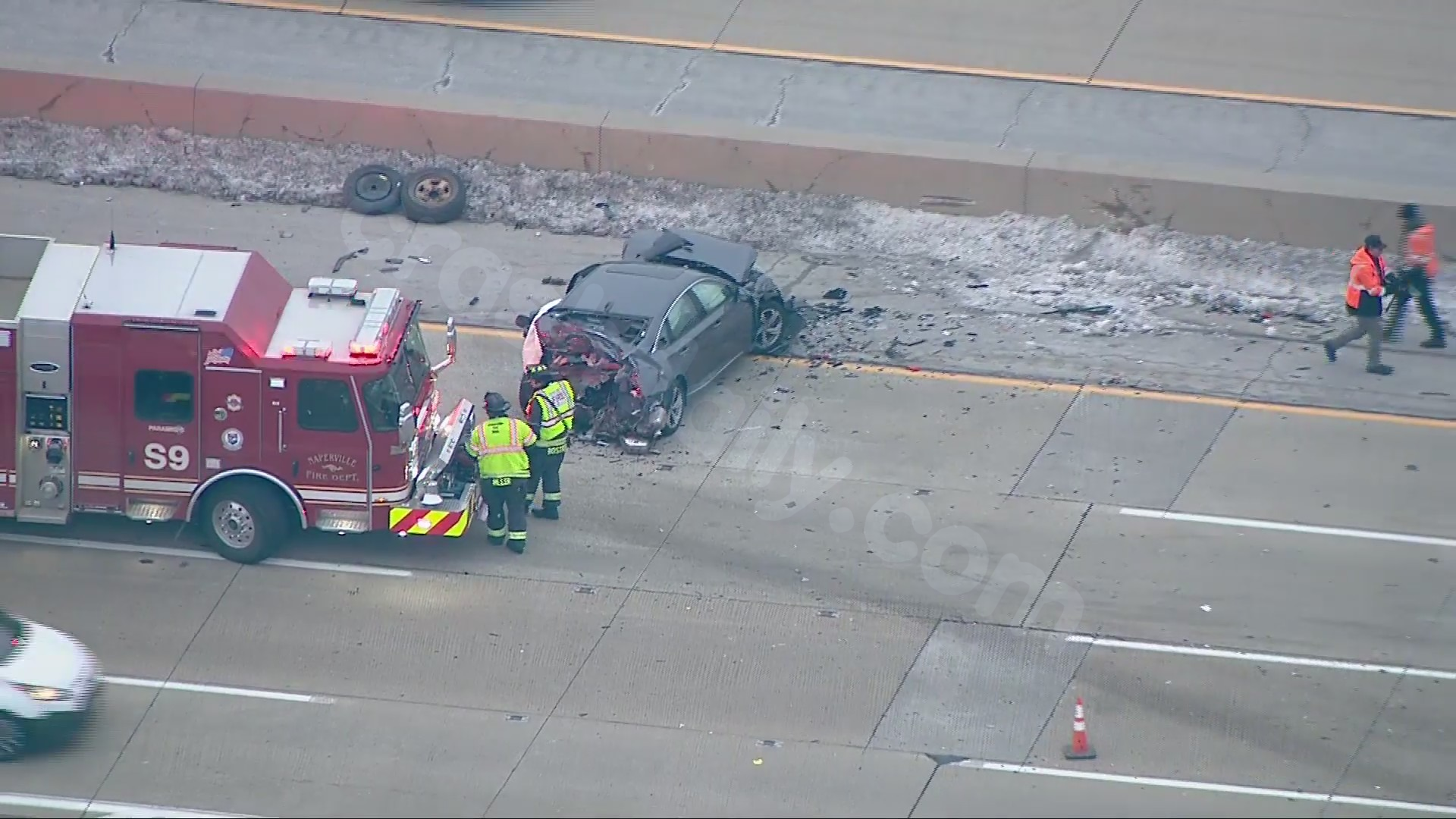 Traffic delays following accident on Reagan Tollway
