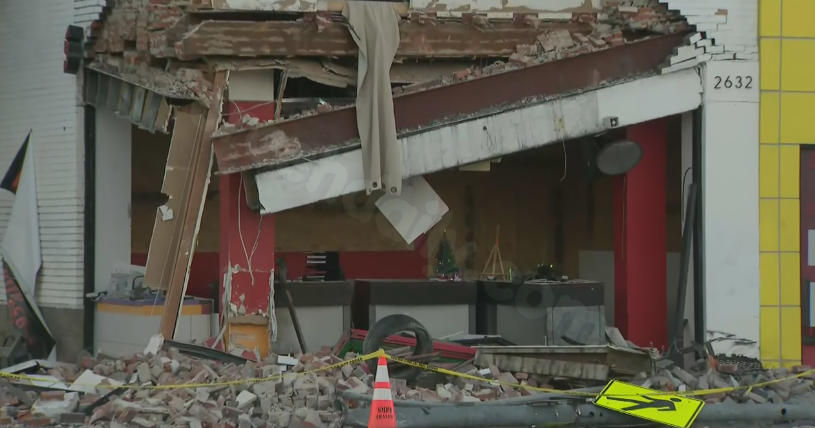 Santa Monica building severely damaged by car collision