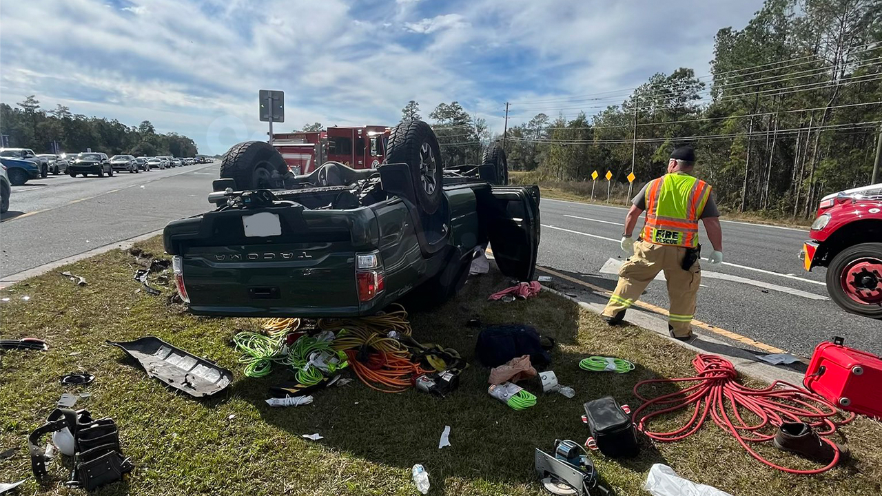 Four people injured in Brooksville accident on U.S. 41