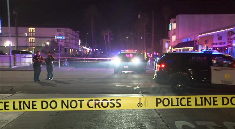Pacific Beach junction shut down after collision with SDPD officer.