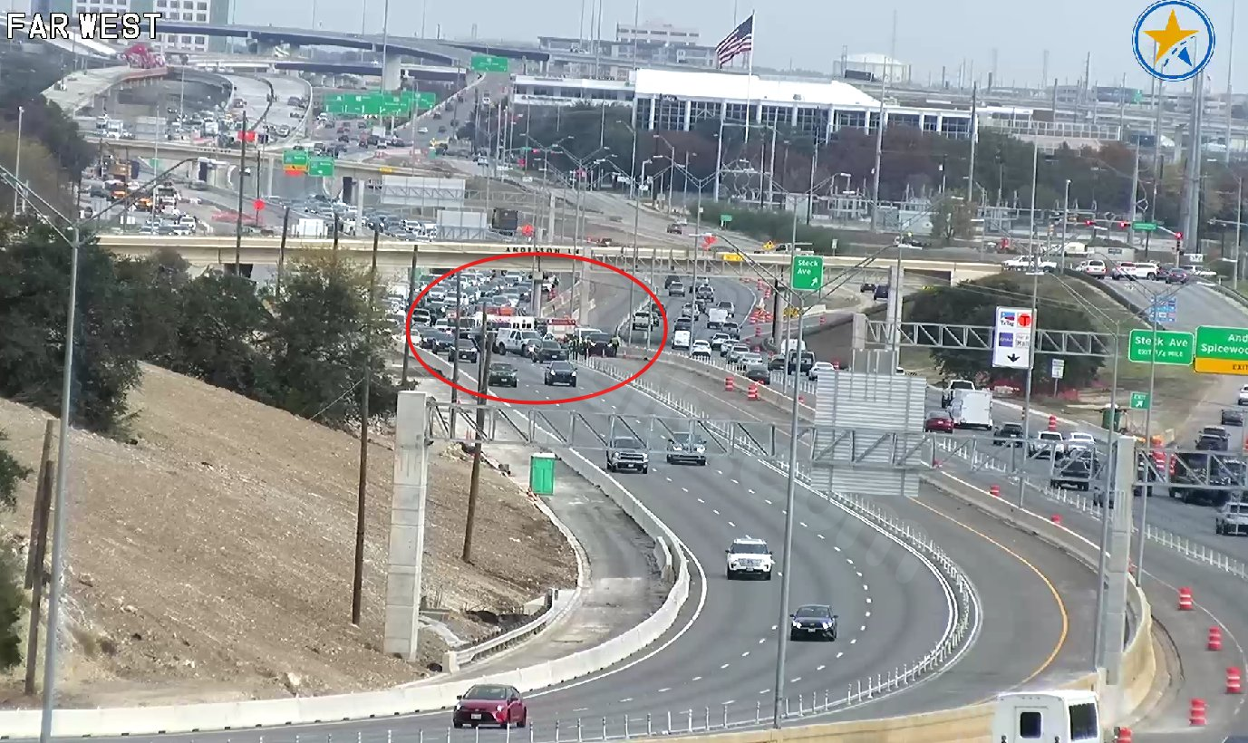 Closure on Southbound MoPac near US 183 due to deadly accident