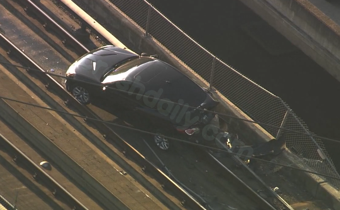 How did a vehicle end up on Castro Valley BART tracks? Update