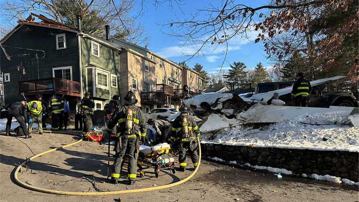Plane accident near Nashua Airport in New Hampshire.