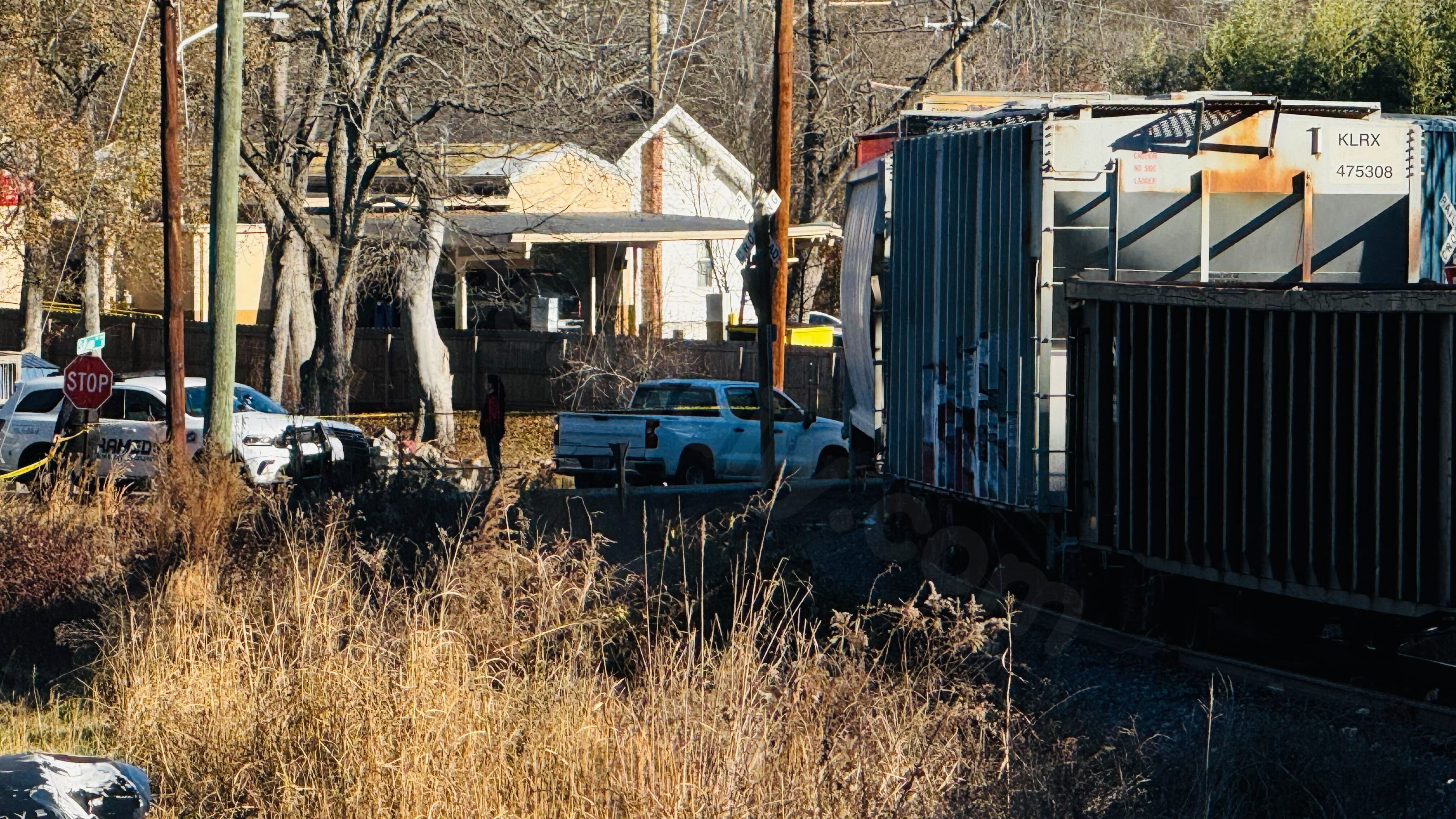 Incident with train and dump truck in Anderson Co.