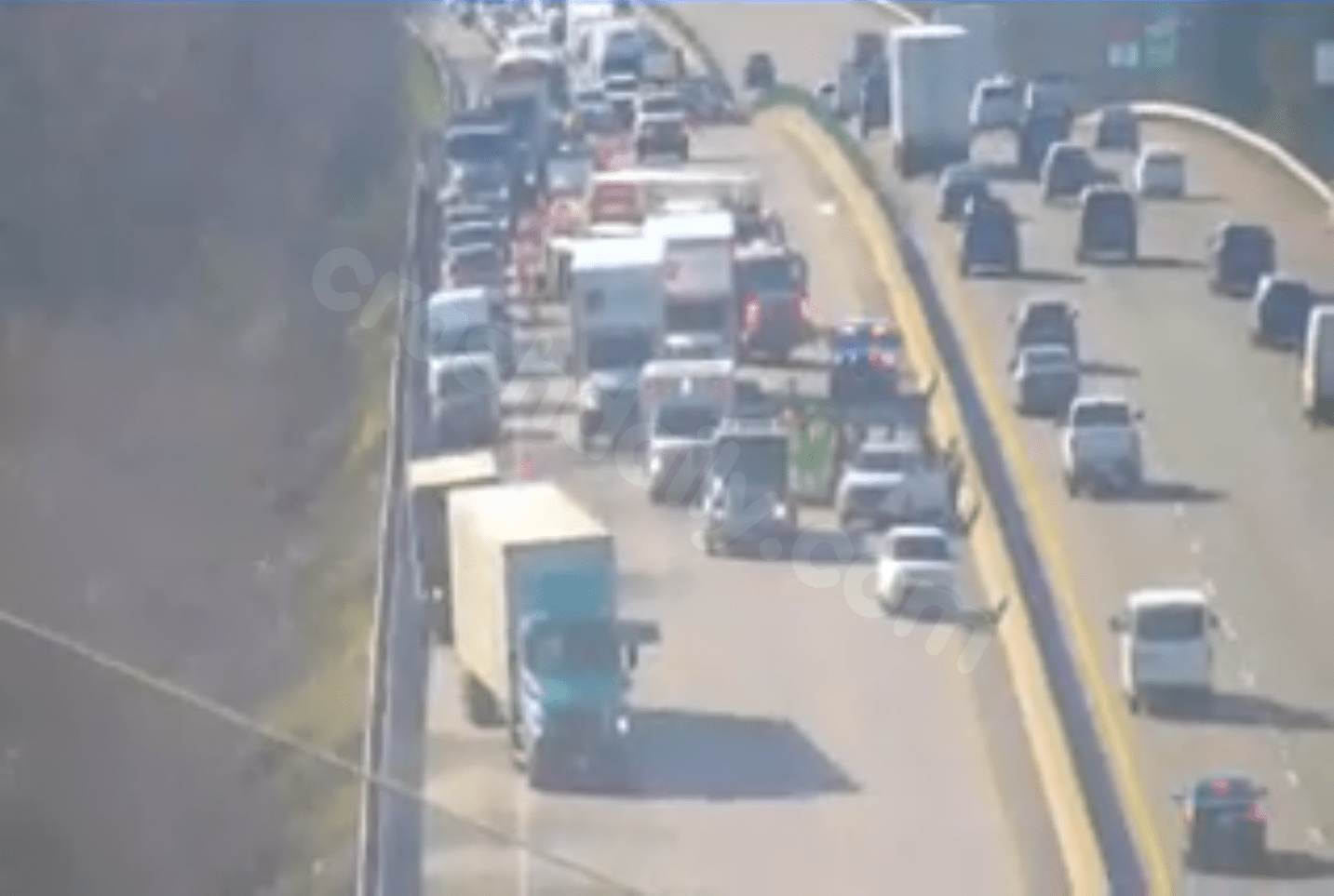 Traffic backed up for 5 miles on I-95 in Richmond due to multiple car collision