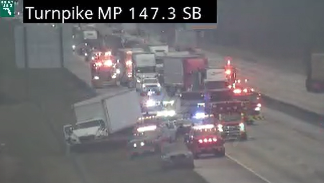 Fatal accident closes southbound turnpike in St. Lucie County on Friday morning