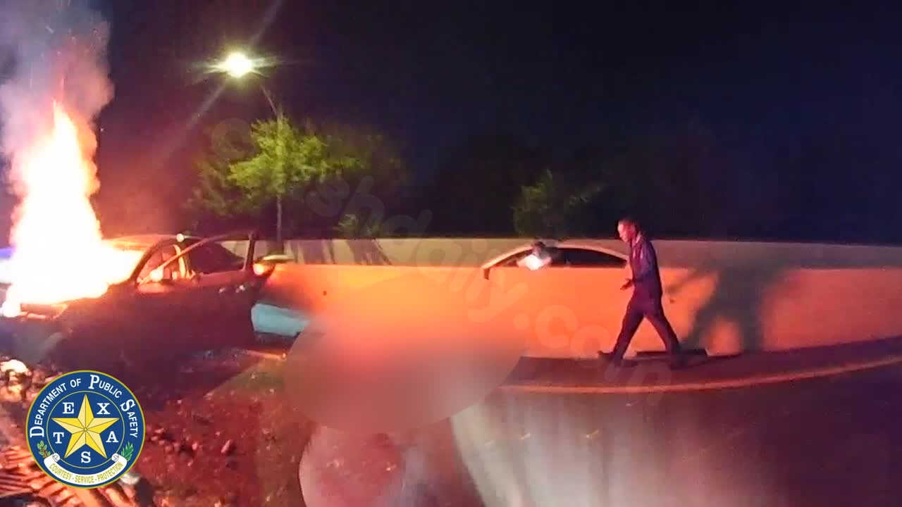Rescue caught on camera after deadly wrong-way crash in Dallas.